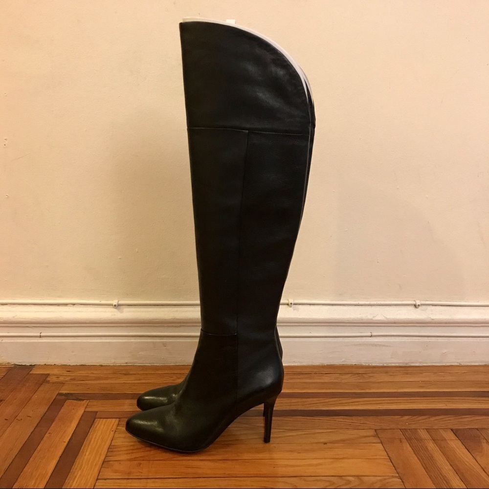 Coach Dalla Over The Knee Black Boots size 5.5 NEW